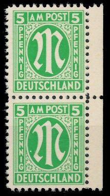 BIZONE AM-POST Nr 3z postfrisch SENKR PAAR X81EA82