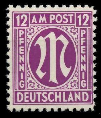 BIZONE AM-POST Nr 7x postfrisch X822386