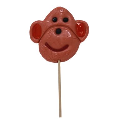 Holland Foodz rosa Äffchen Lutscher mit Fruchtgeschmack 100g