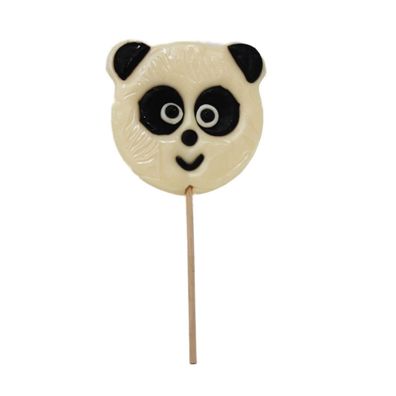 Holland Foodz Panda Lutscher in schwarz weiß mit Fruchtgeschmack 100g