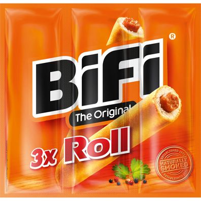 Bifi Roll Original mit schmackhafter Hülle aus weichem Brot 3er 135g