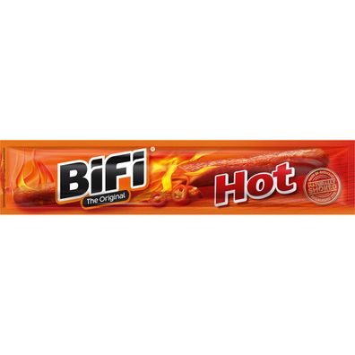 Bifi Hot das Original der feurige scharfe geräucherte Salami Snack 22g