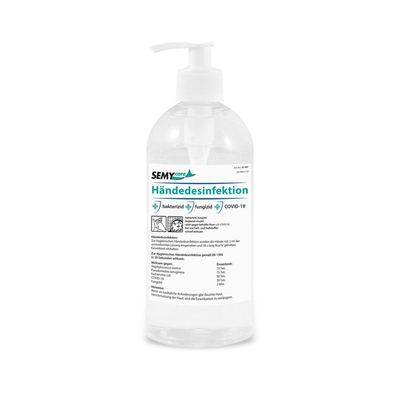 Händedesinfektion SemyCare 80 Vol% Ethanol – 15 x 500ml - Handdesinfektion