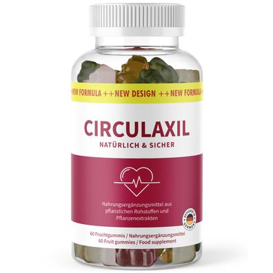 Circulaxil Gummies | natürlich und sicher | aus pflanzlichen Rohstoffen | 60 Gummis