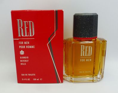 Vintage Giorgio Bevery Hills RED for Men - Eau de Toilette Splash 100 ml
