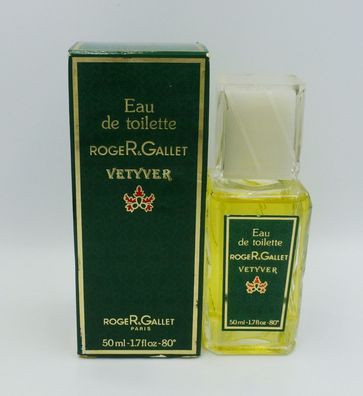Vintage ROGER & GALLET Vetyver - Eau de Toilette Splash 50 ml