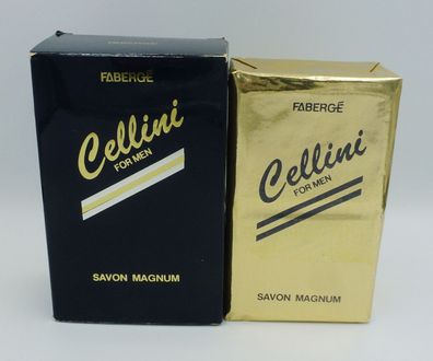 Vintage Faberge Cellini For Men - Savon Magnum Seife 250 g