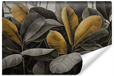 Muralo Vlies Fototapete tropische Blätter Pflanzen Natur 3D Effekt Wanddeko