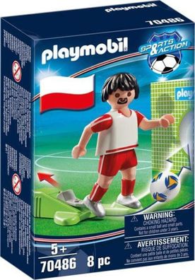 Playmobil Fußball - Nationalspieler Polen (70486) Playmobil-Figur
