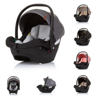 Chipolino i-Size Babyschale Duo Smart Gruppe 0 + , Kissen, verstellbare Kopfstütze