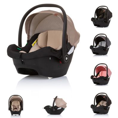 Chipolino i-Size Babyschale Duo Smart Gruppe 0 + , Kissen, verstellbare Kopfstütze