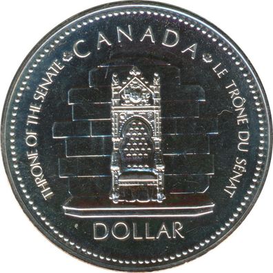 Kanada 1 Dollar 1977 PL 25. Thronjubiläum Silber*