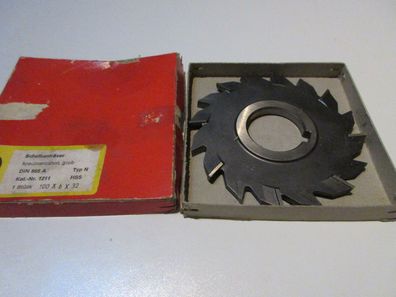 1 Scheibenfräser Marke Fette, Ø100x6x32, HSS
