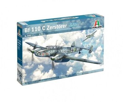Italeri Messerschmitt Bf 110 510000049 Maßstab 1:72 Bausatz 0049 Bausatz