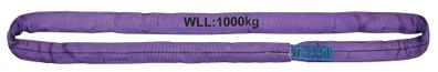 Rundschlinge DIN EN 1492-2 Umfang 3m violett Tragf. einf.1000kg PROMAT