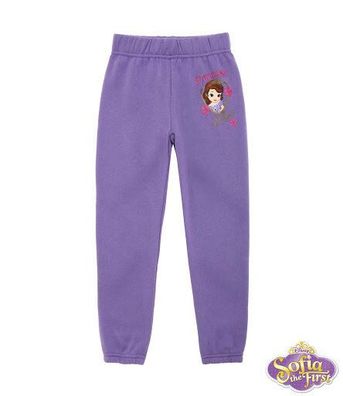 Kinder Hose Mädchen Sporthose Lila Jogginghose Sofia die 1. 92 104 116 128 #35