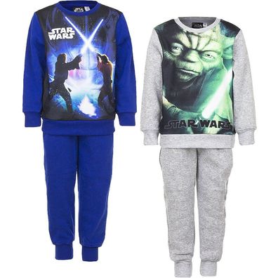 Neu Jogginganzug Set Freizeit Sport Hausanzug Jungen Star Wars Gr. 104 - 140 #70