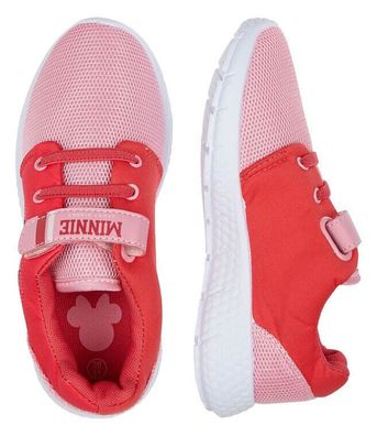 Mesh Sneaker Halbschuhe Mädchen Schuhe Minnie Mouse rot Klettverschluss 25-30#mm