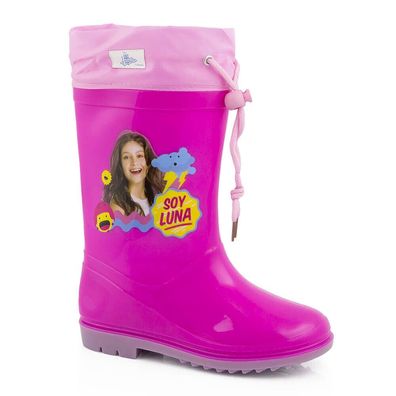 Robust Wasserdicht Regenstiefel Gummistiefel Mädchen Schuhe Soy Luna 24-34 #G18