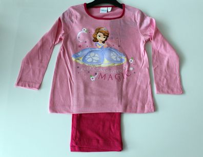 Pyjama Set Schlafanzug Mädchen Sofia die 1. rosa Baumwolle 98 104 110 116 #12
