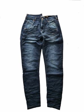 Reebok - Damen Frauen D Denim Cargo moderne Jeans Hose Blau Größe 24 - 32