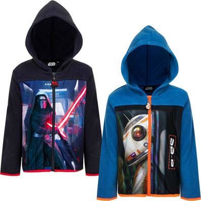 Star Wars Jungen Sweatjacke Jacke Freizeitjacke Kapuze blau 104 116 128 140 #300