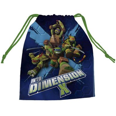 Rucksack Kinder Nickelodeon Teenage Turtles Tasche Beutel Polyester 27x22 cm