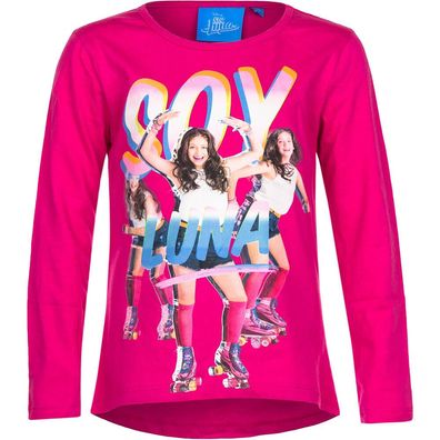 Disney Soy Luna Top Shirt langarm Pulli Mädchen Pullover Shirt pink Gr. 116