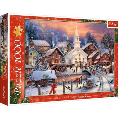 TREFL White Christmas Puzzle 1000 Teile
