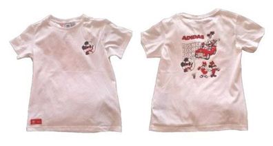 adidas Originals HF7576 Minnie Mouse Maus Mädchen T-Shirt Kurzarm Top Oberteil