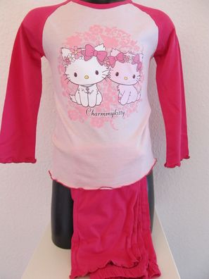 Pyjama Set Schlafanzug Mädchen Charmmy Kitty rosa pink Größe 98 104 116 128 #1