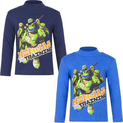 Neu Langarmshirt Jungen Shirt Turtles Pullover blau 98 104 110 116 122 128 #162