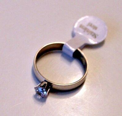 Modeschmuck Ring Edelstahl Farbe Silber Breite 4mm Style Verlobung Gr 17-21 #194