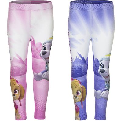 Mädchen Sporthose Leggings Hose Paw Patrol pink lila 92-98 104-110 110-116 #302