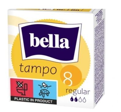 Bella Tampo Premium Comfort Regular Tampons, 8 Stk.