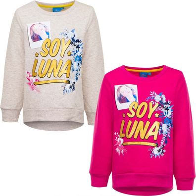 Disney Soy Luna Pullover Pulli Sweatshirt Mädchen beige pink 116 128 140 152 #T3