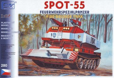 SDV 10280 Bausatz Feuerwehr-Panzer SPOT55 Maßstab: 1:87