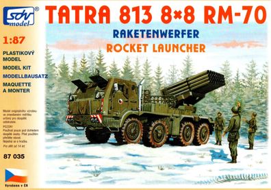 SDV 87035 Bausatz Tatra T813 8x8 RM 70 Raketenwerfer Maßstab 1:87