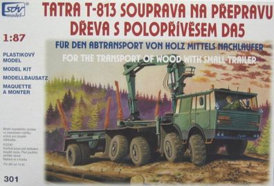 RK-Modelle® SDV10301 Tatra T813 Holztransporter Massstab: 1:87
