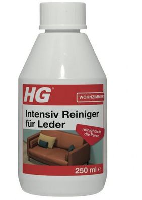 HG Lederreiniger, Tiefenreiniger für Leder & Kunstleder, sicher & mild für gefärbtes