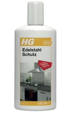 HG Edelstahl-Schutz, schnelles Glanz- und Poliermittel für Chrom, Aluminium, Stahl un