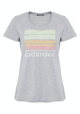 Chiemsee Capelin T-Shirt Women Damen-T-Shirt Neutral Grey NEU