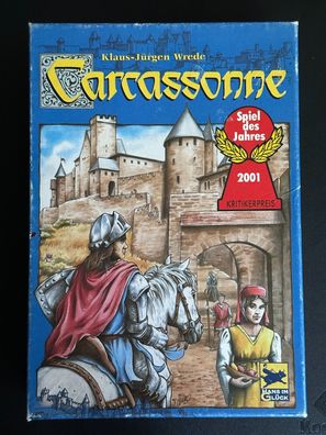 Carcassonne Hans Im Glück Grundspiel 2000 Brettspiel Gesellschaftsspiel komplett