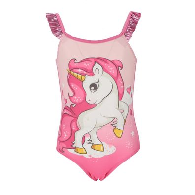 Unicorn Badeanzug für Mädchen Schwimmkleidung Strandoutfit für einen Tag am Strand