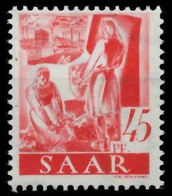 Saarland 1947 Nr 219Y postfrisch X77AD1A