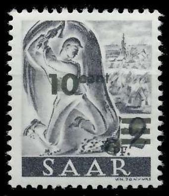 Saarland 1947 Nr 226ZII postfrisch X77AD32