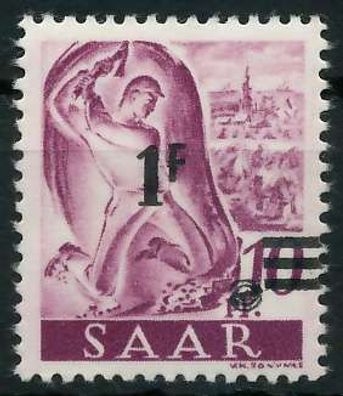 Saarland 1947 Nr 228ZII-I postfrisch X77AD3A