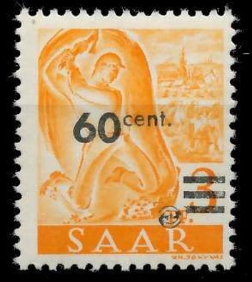 Saarland 1947 Nr 227ZII postfrisch X77AD36