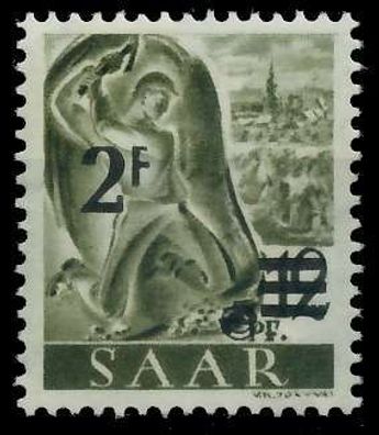 Saarland 1947 Nr 229ZII postfrisch X77AD3E