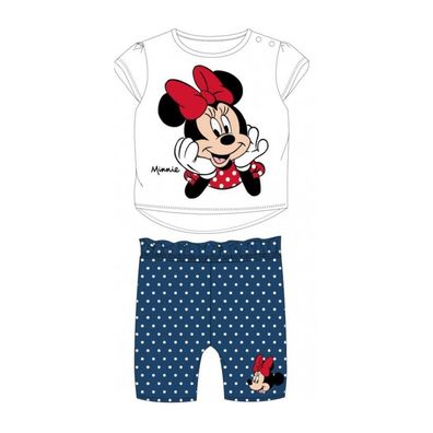 Babymode Set: Minnie Mouse Shirt & kurze Hose | Größen 62-86 - Größe: ...